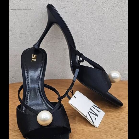RARE!!! ZARA Embellished Heels NWT LAST ONE!!! - Picture 13 of 16